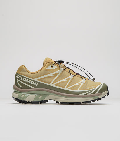 Salomon XT-6 GTX Shoes - Antelope / Icicle / Portabella | Flatspot