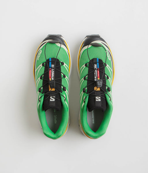 Salomon XT-6 Shoes - Bright Green / Black / Sulphur | Flatspot