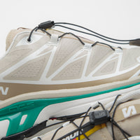 Salomon XT-6 Shoes in Rainy Day and Chinchilla / Dynasty Green thumbnail
