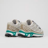 Salomon XT-6 Shoes in Rainy Day and Chinchilla / Dynasty Green thumbnail