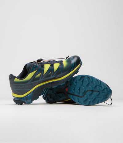 Salomon XT-6 Skyline Shoes - Carbon / Sunny Lime / Sulphur Spring
