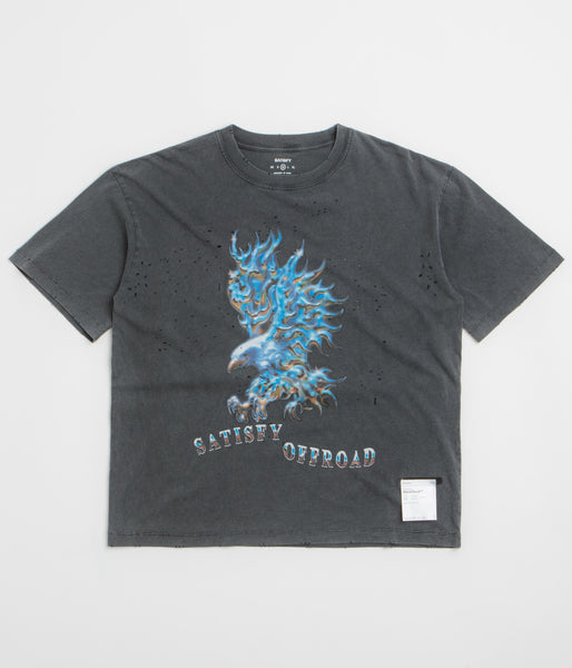 Satisfy MothTech Offroad T-Shirt - Aged Black | Flatspot