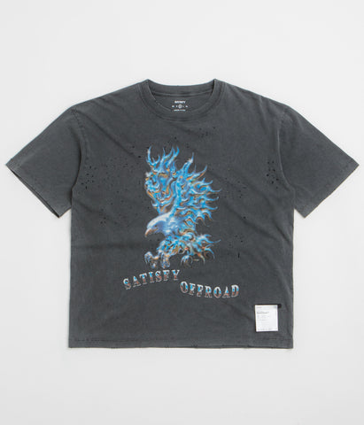 Satisfy MothTech Offroad T-Shirt - Aged Black | flatspot