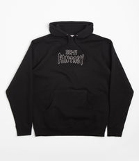 Sci-Fi Fantasy Biker Studded Hoodie in Black