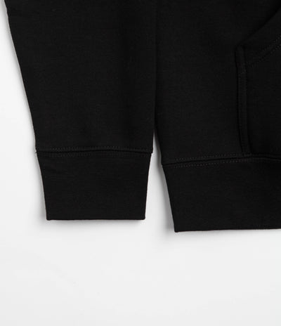 Sci-Fi Fantasy Biker Studded Hoodie in Black