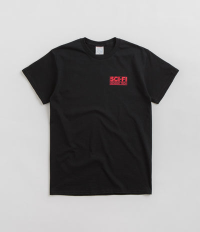 Sci-Fi Fantasy Generic Tech T-Shirt in Black