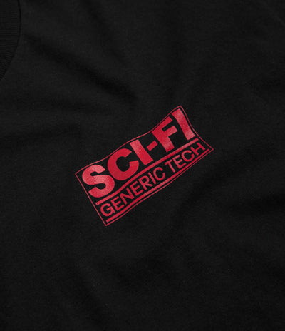 Sci-Fi Fantasy Generic Tech T-Shirt in Black