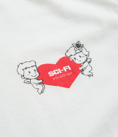 Sci-Fi Fantasy Love T-Shirt in White