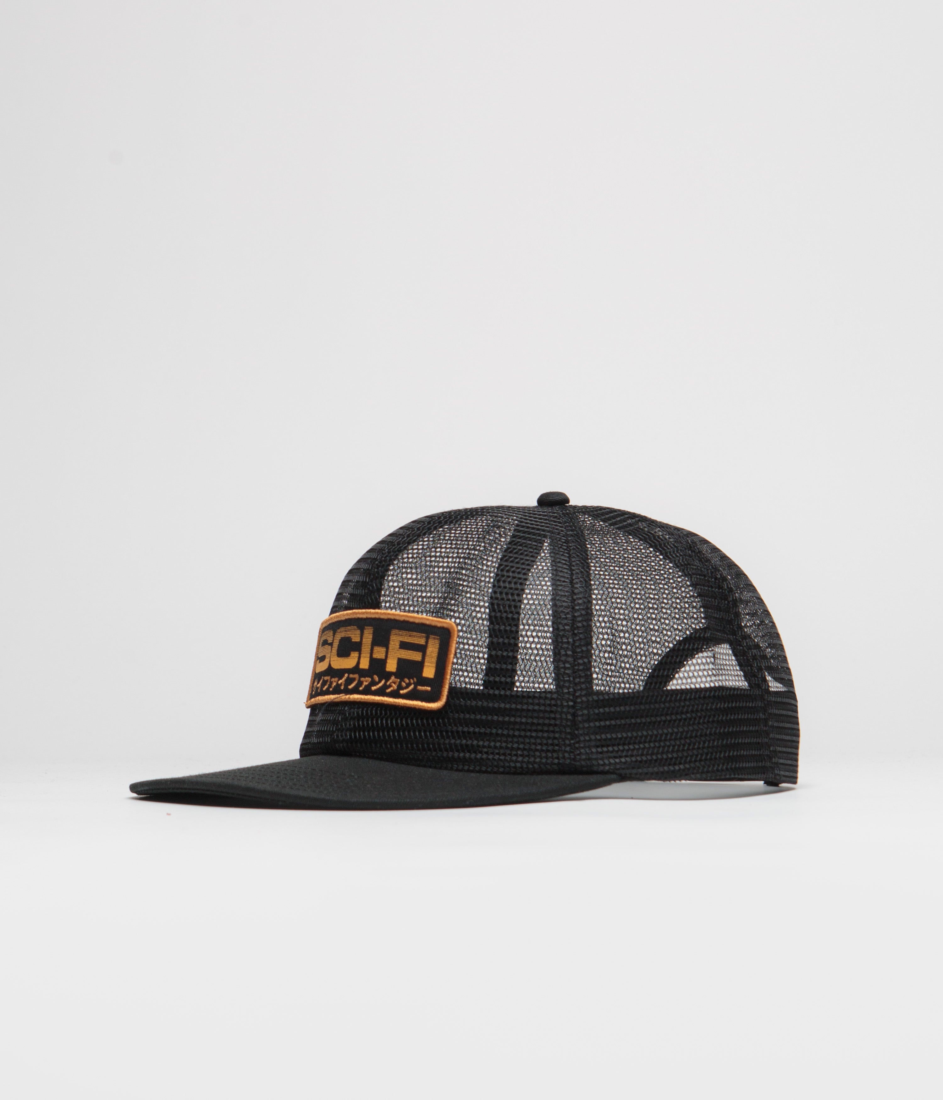 Sci-Fi Fantasy Mesh Cap - Black
