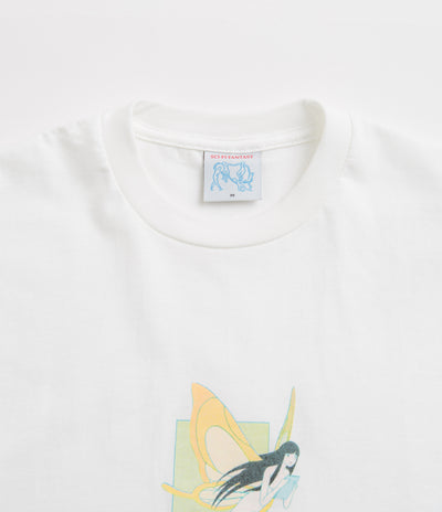 Sci-Fi Fantasy Moth Girl T-Shirt - White