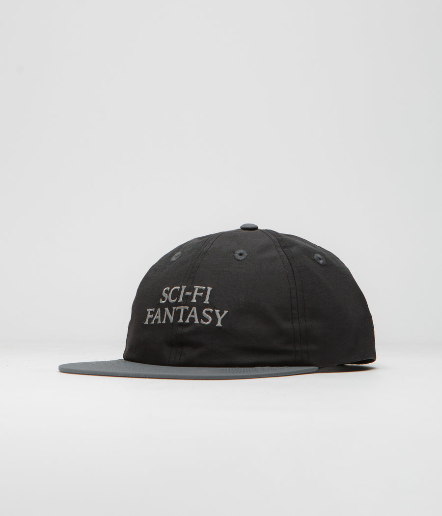 Sci-Fi Fantasy Nylon Logo Cap - Black