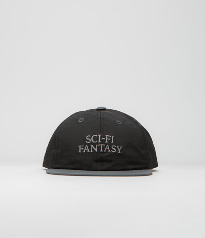 Sci-Fi Fantasy Nylon Logo Cap - Black