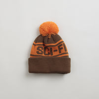 Sci-Fi Fantasy Sci-Fi Pom Beanie - Brown / Orange thumbnail