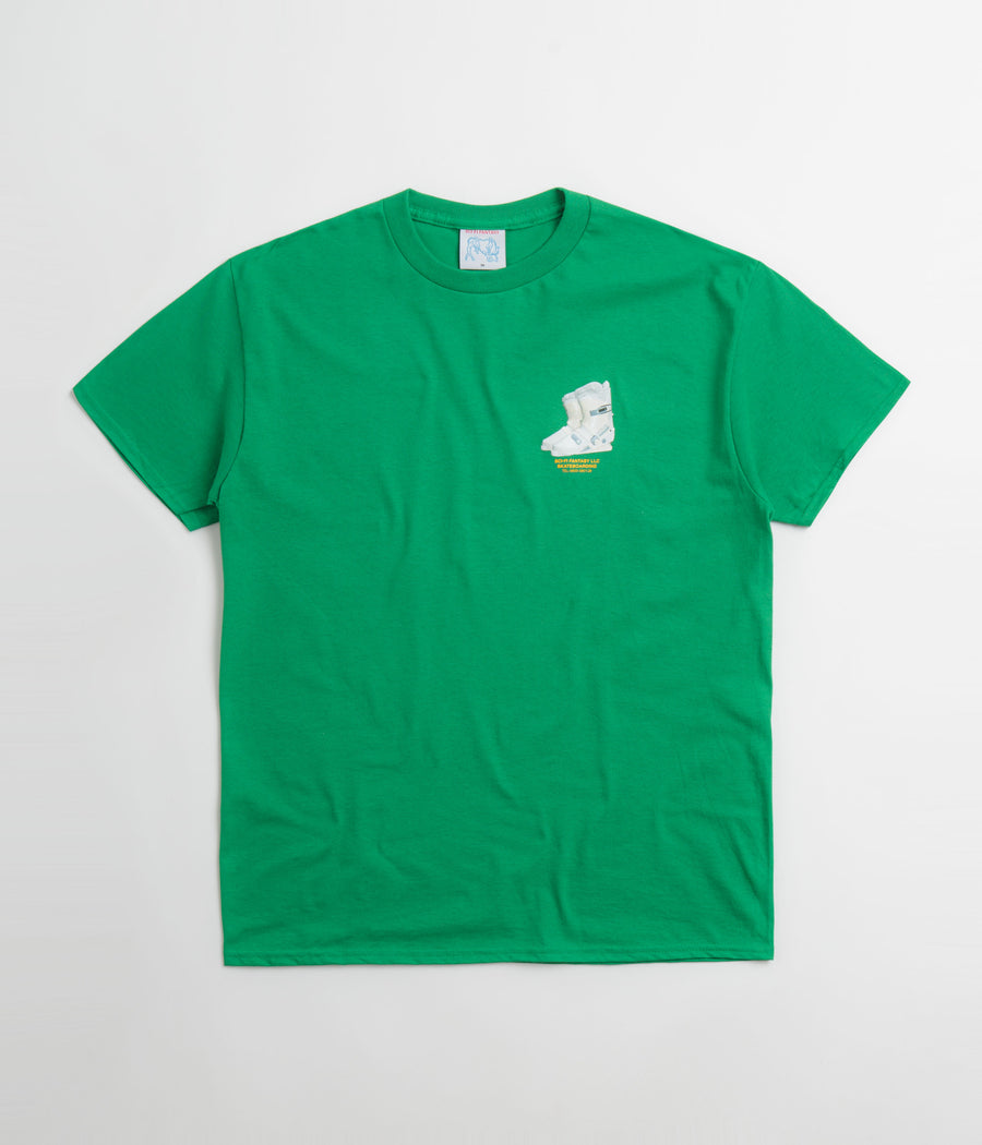 Sci-Fi Fantasy Ski Boot T-Shirt - Green