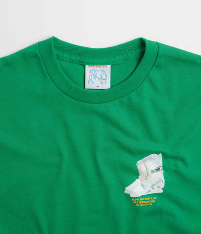 Sci-Fi Fantasy Ski Boot T-Shirt in Green