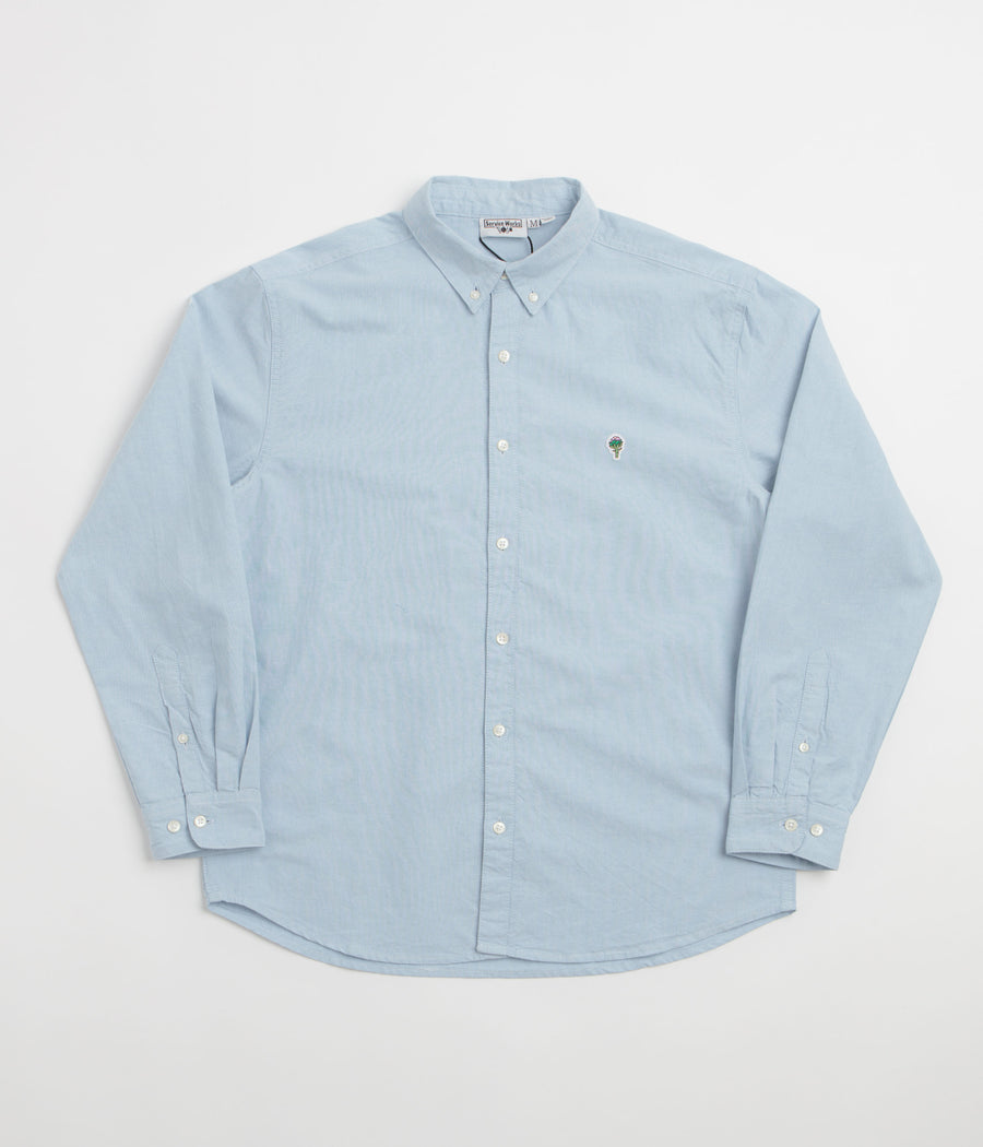 Service Works Artichoke Oxford Shirt - Blue