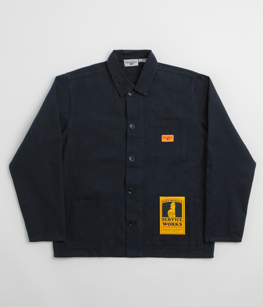 Service Works Canvas Chore Shirt in Dark Navy