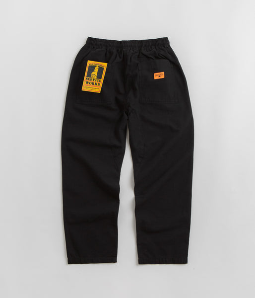 Service Works Classic Chef Pants - Black | Flatspot