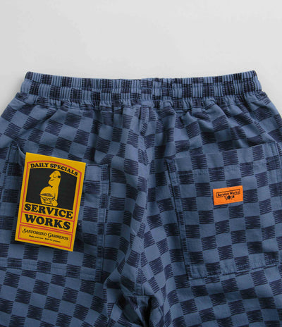 Service Works Classic Chef Pants - Blue Checker