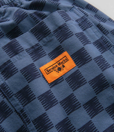 Service Works Classic Chef Pants - Blue Checker