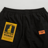 Service Works Classic Chef Shorts - Black thumbnail