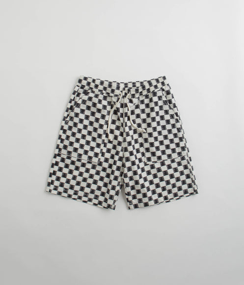 Service Works Classic Chef Shorts - Black / White Checker