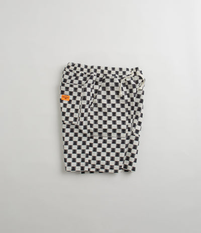 Service Works Classic Chef Shorts - Black / White Checker