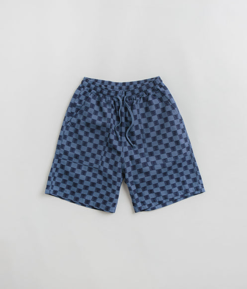 Service Works Classic Chef Shorts - Blue Checker