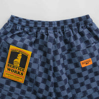 Service Works Classic Chef Shorts - Blue Checker thumbnail