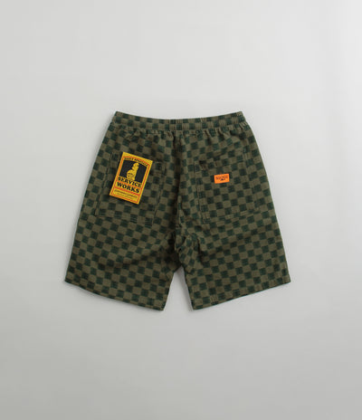 Service Works Classic Chef Shorts - Green Checker