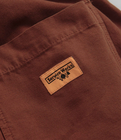 Service Works Classic Chef Shorts - Terracotta