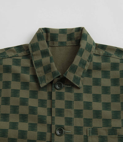 Service Works Coverall Jacket - Green Checker