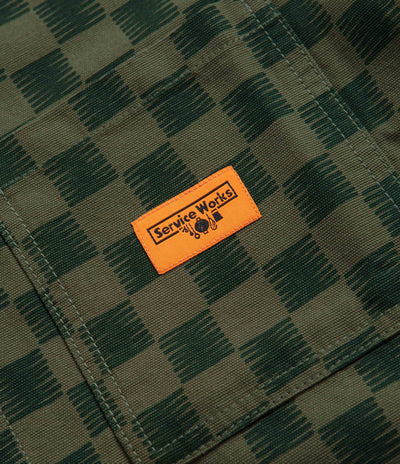 Service Works Coverall Jacket - Green Checker
