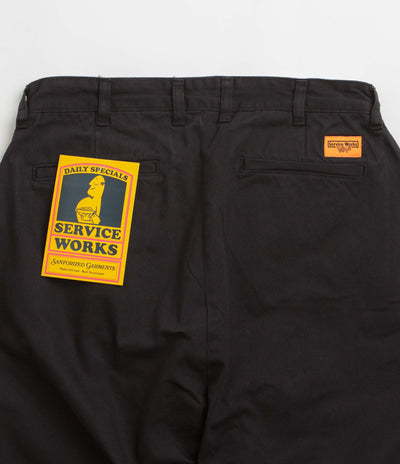 Service Works Drill Part Timer Pants in Black