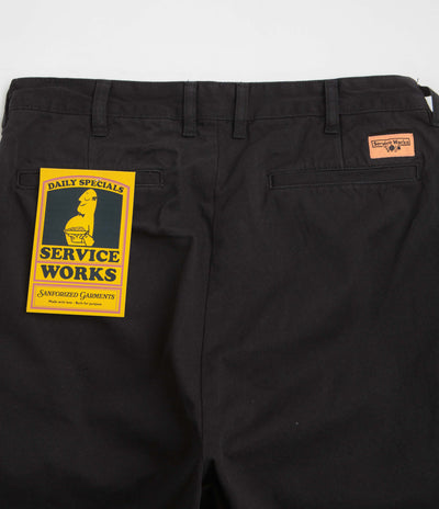 Service Works Drill Part Timer Shorts in Black