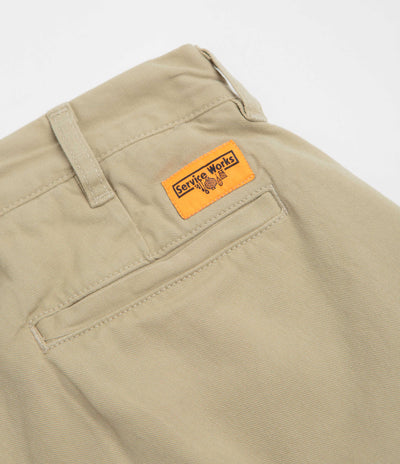 Service Works Drill Part Timer Shorts in Khaki