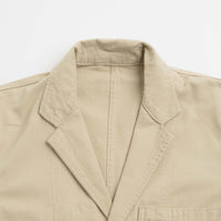 Service Works Drill Server Suit Jacket in Khaki thumbnail