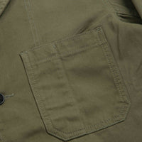 Service Works Drill Server Suit Jacket in Olive thumbnail