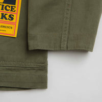 Service Works Drill Server Suit Jacket in Olive thumbnail