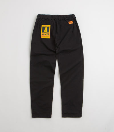 Service Works Drill Waiter Pants in Black