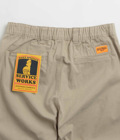 Service Works Drill Waiter Pants in Khaki