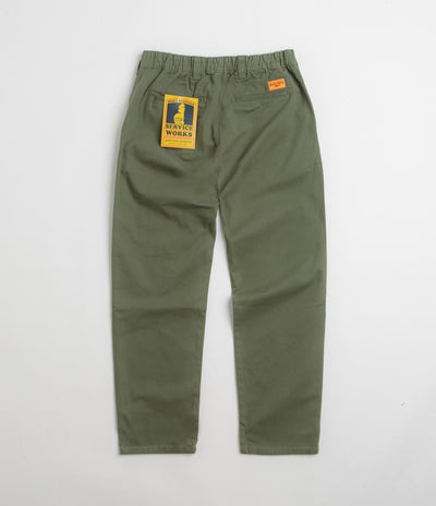 Service Works Drill Waiter Pants in Olive