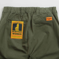 Service Works Drill Waiter Pants in Olive thumbnail