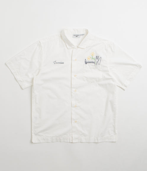 Service Works Light Twill Necessities Short Sleeve Shirt - Off White
