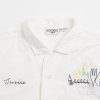 Service Works Light Twill Necessities Short Sleeve Shirt in Off White thumbnail