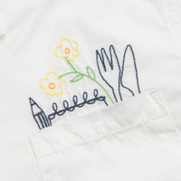 Service Works Light Twill Necessities Short Sleeve Shirt in Off White thumbnail