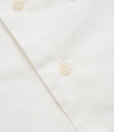 Service Works Light Twill Necessities Short Sleeve Shirt in Off White