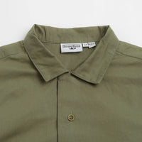 Service Works Light Twill Picnic Short Sleeve Shirt in Olive thumbnail