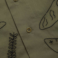 Service Works Light Twill Picnic Short Sleeve Shirt in Olive thumbnail