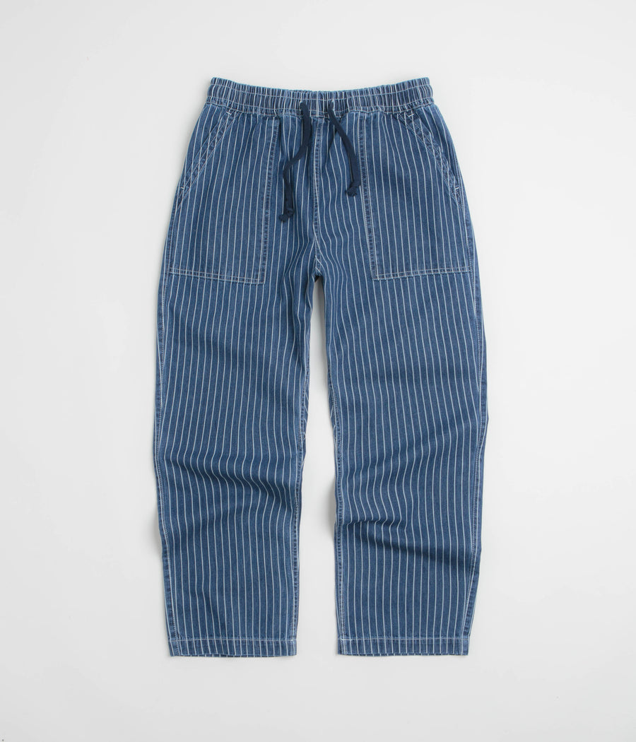 Service Works Pinstripe Denim Chef Pants - Indigo